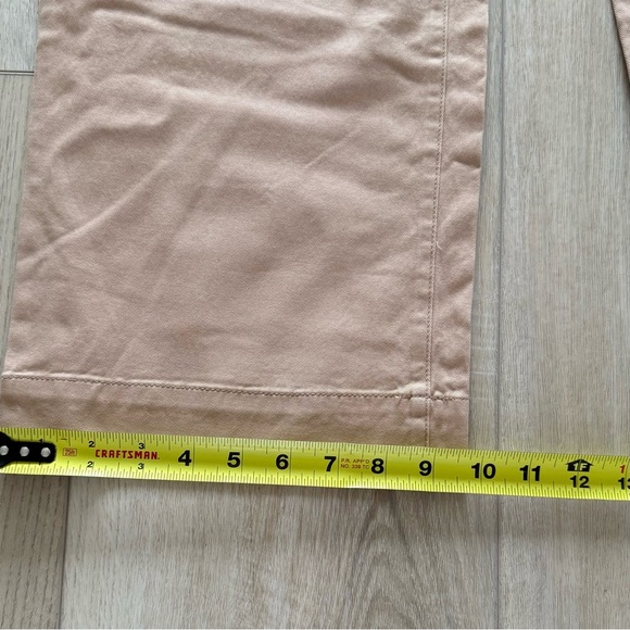 Talbots Wide Leg High Waist Full Length Cotton/Spandex Career Pant Tan Women’s 2 - Picture 9 of 11